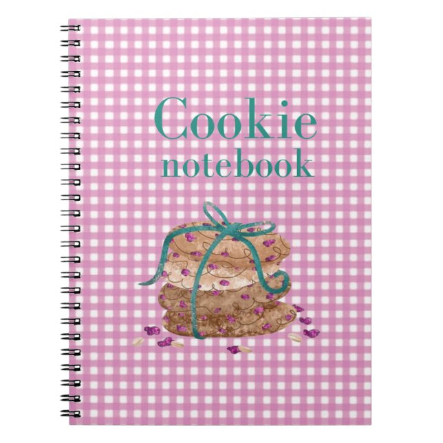 Cuaderno Cookie Baking Journal for Storing and Tracking  (Frente)