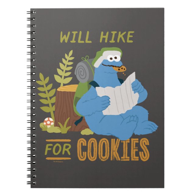 Cuaderno Cookie Monster | Alquiler De Cookies (Frente)
