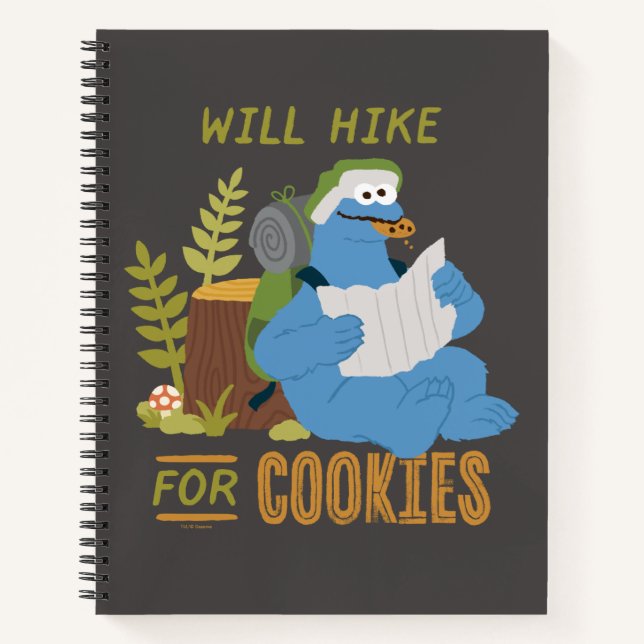 Cuaderno Cookie Monster | Alquiler De Cookies (Anverso)