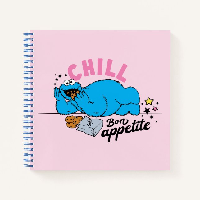 Cuaderno Cookie Monster | Chill Bon Appetite (Anverso)