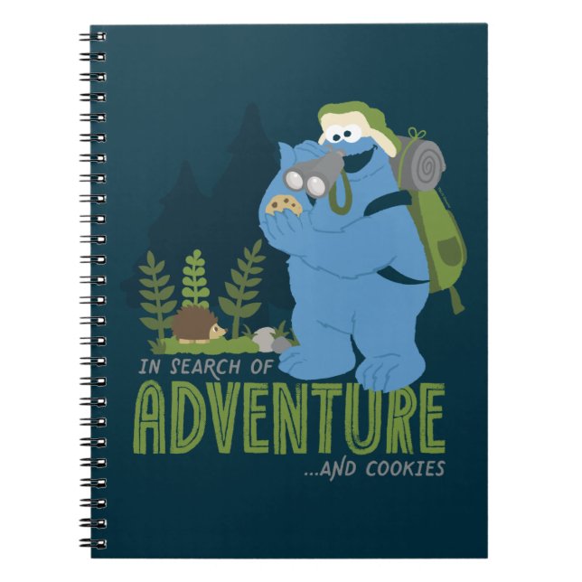 Cuaderno Cookie Monster | En busca de aventuras...y galleta (Frente)