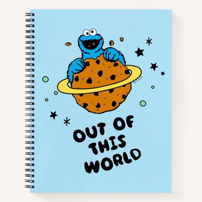 Cuaderno Cookie Monster | Fuera de este mundo (Anverso)