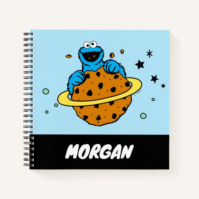 Cuaderno Cookie Monster | Fuera de este mundo | Agregar nom (Anverso)