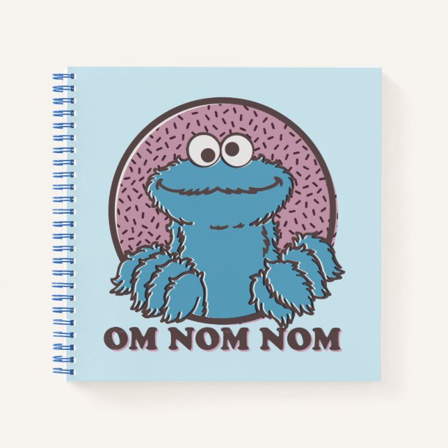 Cuaderno Cookie Monster | Om Nom (Anverso)