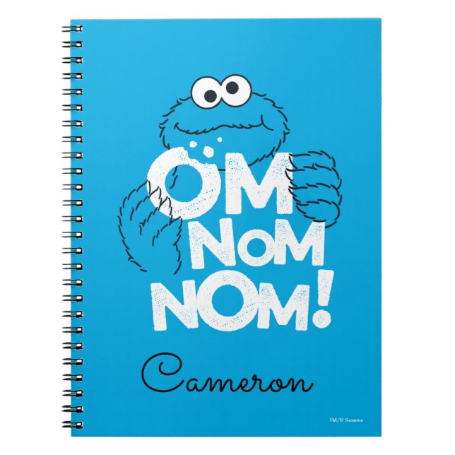 Cuaderno Cookie Monster | Om Nom! (Frente)