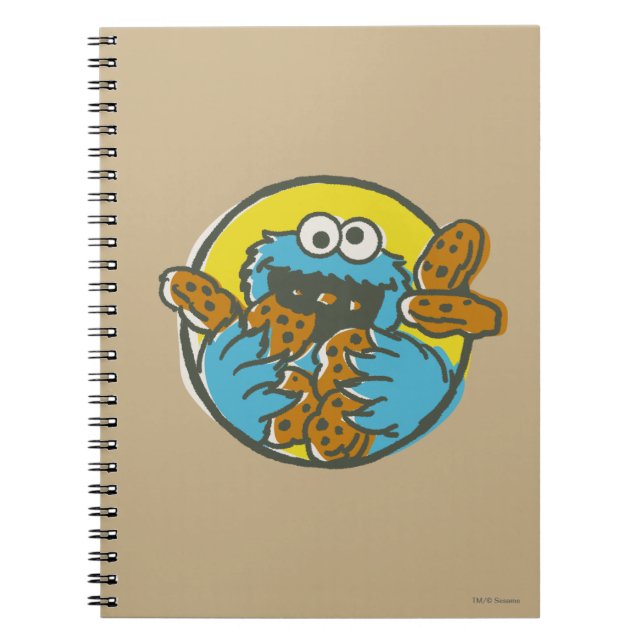 Cuaderno Cookie Monster Retro (Frente)