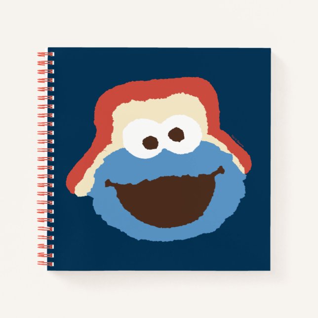 Cuaderno Cookie Monster Woodland Face (Anverso)