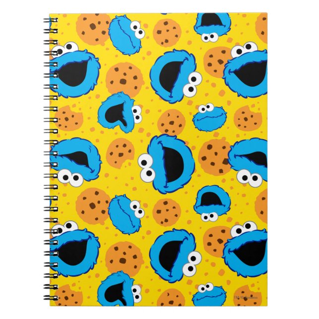 Cuaderno Cookie Monter y el modelo de cookies (Frente)