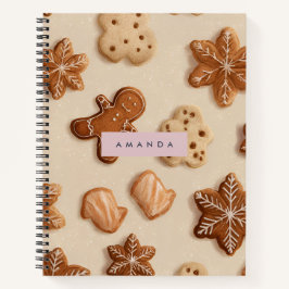 Cuaderno Cookie personalizada de pan de pan dulce
