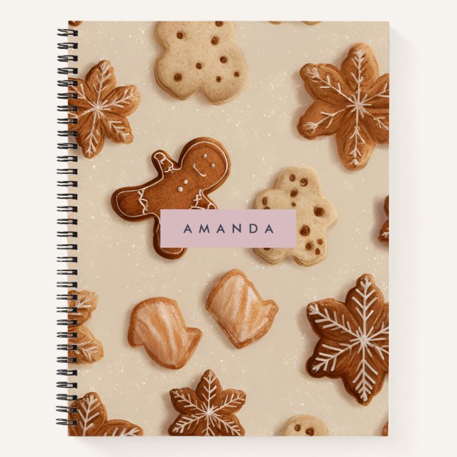 Cuaderno Cookie personalizada de pan de pan dulce (Anverso)