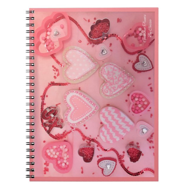 Cuaderno Cookies de azúcar del corazón por tratamientos gou (Frente)