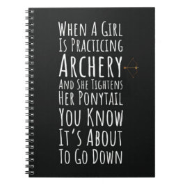 Cuaderno Cool Archery Gifts For Women Girl Bow Arrow Archer