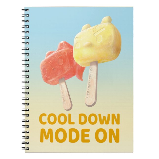 Cuaderno Cool Down Mode On: Iron T & Bunny Girl Popsicles (Frente)
