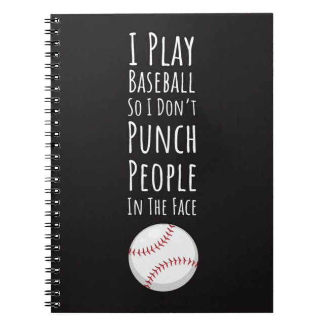 Cuaderno Cool Gifts For Baseball Players Team Athletic (Frente)