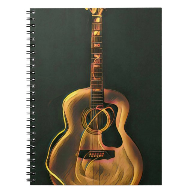 Cuaderno Cool guitarist gift (Frente)