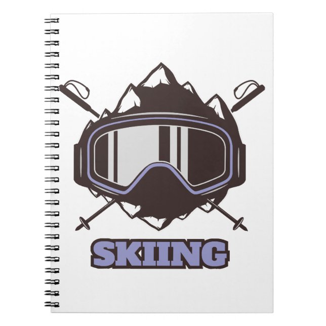 Cuaderno Cool Ski Helmet  (Frente)