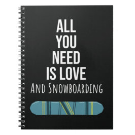 Cuaderno Cool Snowboarding Gifts Snowboarder Winter Sports