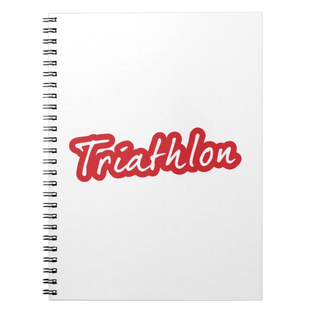 Cuaderno Cool Triathlon design (Frente)