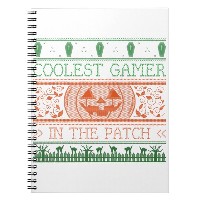 Cuaderno Coolest Gamer En El Parche (Frente)