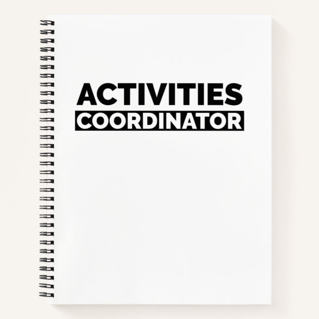 Cuaderno Coordinador de actividades (Anverso)