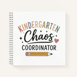 Cuaderno Coordinador de Caos de Jardín de Infantes Divertid