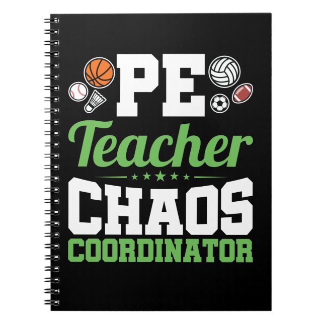 Cuaderno Coordinador de caos de profesores de PE (Frente)