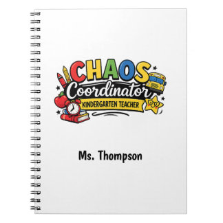 Cuaderno Coordinador de Profesora Caos Personalizado