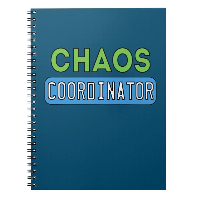 Cuaderno Coordinador del caos (Frente)