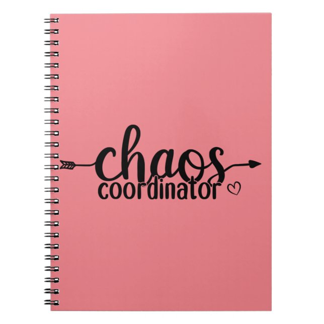 Cuaderno Coordinador del caos (Frente)