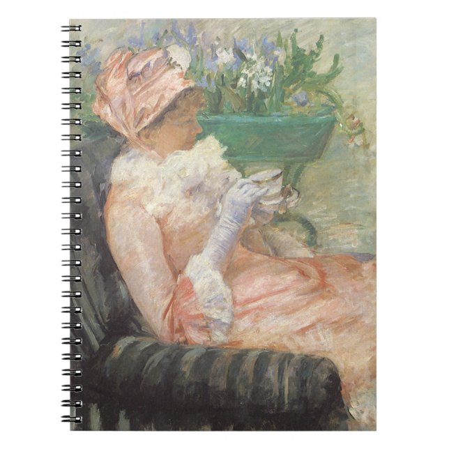 Cuaderno Copa de Té de Mary Cassatt, el impresionismo vinta (Frente)