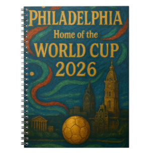 Cuaderno Copa Mundial de la FIFA Filadelfia 2026 será ciuda