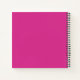 Cuaderno Copas rosadas personalizadas de postre para hornea (Reverso)