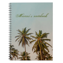 Cuaderno Copia del glamour y el verano - Palm Tree tropical