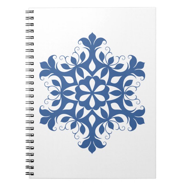 Cuaderno Copo de Nieve Azul (Frente)