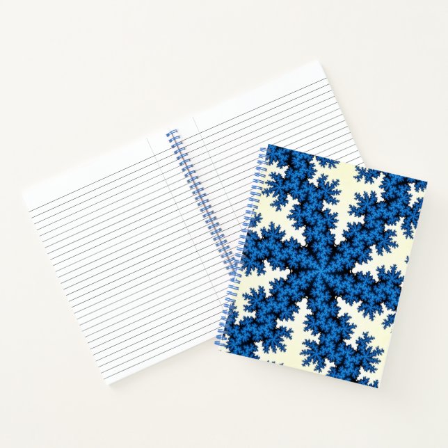 Cuaderno Copo de nieve de China azul (Interior)