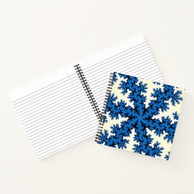 Cuaderno Copo de nieve de China azul (Interior)