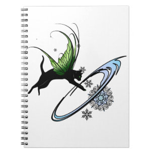 Cuaderno Copo de nieve del gato cósmico