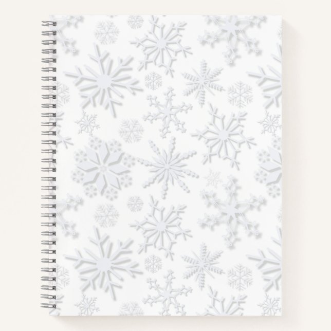 Cuaderno Copo de Nieve Escarcha y Florece – Hielo (Anverso)