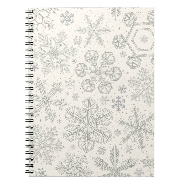 Cuaderno Copos de nieve (Frente)