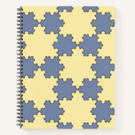 Cuaderno Copos de nieve de Koch Teselados (Modelo fractal)