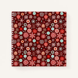 Cuaderno Copos de nieve en Borgoña