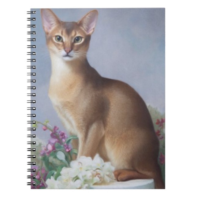 Cuaderno Copper Beauty – Abyssinian Cat Notebook (Frente)