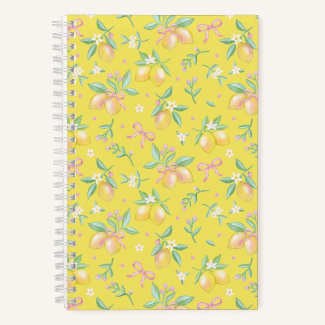 Cuaderno Coqueta Amarillo Limón (Anverso)