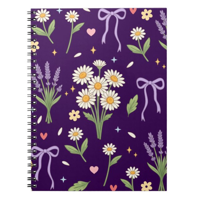 Cuaderno Coqueta Daisy y Lavanda (Frente)