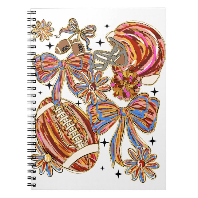 Cuaderno Coqueta de Fútbol de Brushkes (Frente)