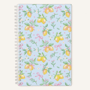 Cuaderno Coqueta Limón Azul