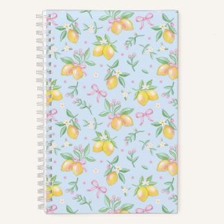 Cuaderno Coqueta Limón Azul