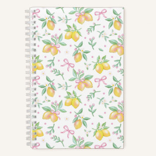 Cuaderno Coqueta Limón Blanco