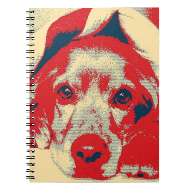 Cuaderno Coquetón inglés, perro, cachorro (Frente)