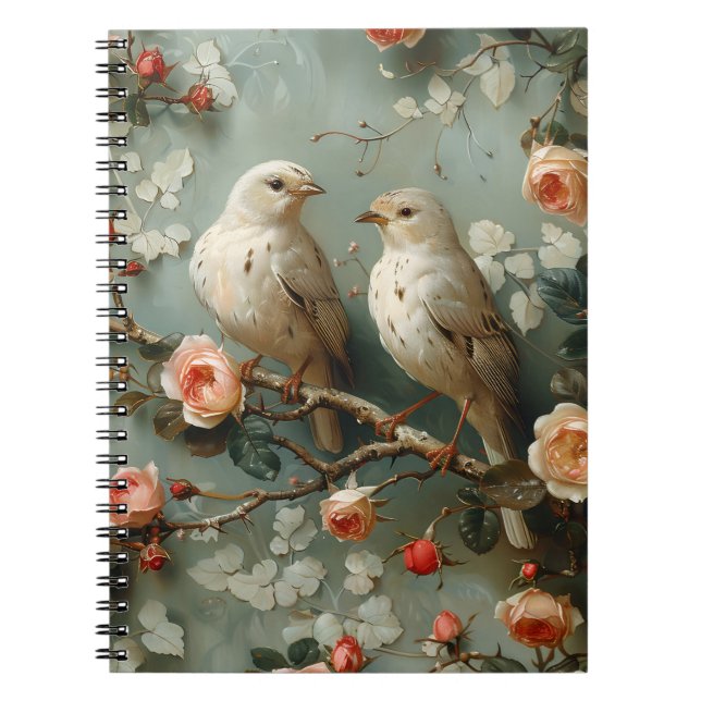 Cuaderno Coquette Birds Floral (Frente)